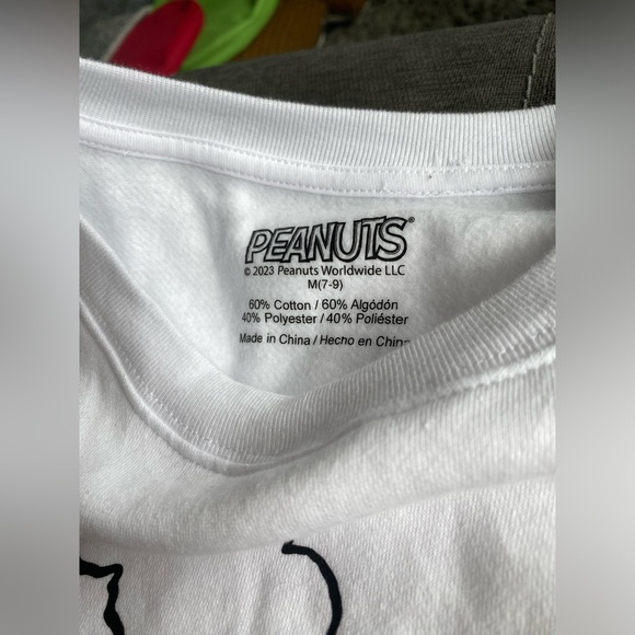 Peanuts Snoopy women white sweatshirt - Picture 7 of 7